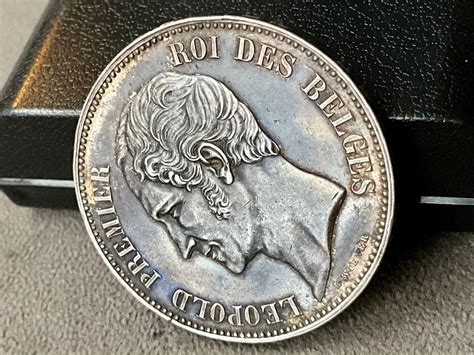 België Leopold I 1831 1865 5 Francs Module 1853 Variant 21 22