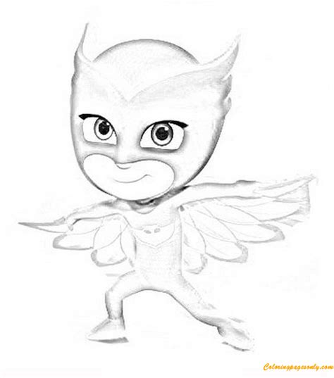 Pj Masks Sketch Coloring Pages صفحات تلوين أقنعة Pj صفحات تلوين للأطفال والكبار