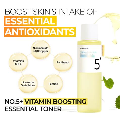 Numbuzin No5 Vitamin Boosting Essential Toner Niacinamide