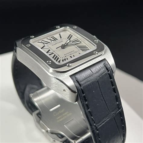 Cartier Santos Medium Ref Full Set Singapura Watches