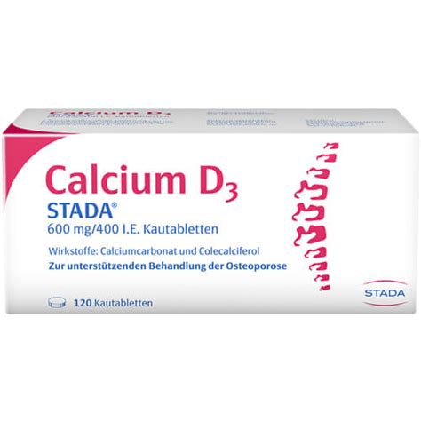 Calcium D Stada Mg I E Kautabletten Shop Der Apotheke Am