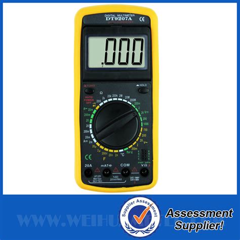 Dt9207a 3 1 2 Digital Multimeter Digital Multimeter And Multimeter