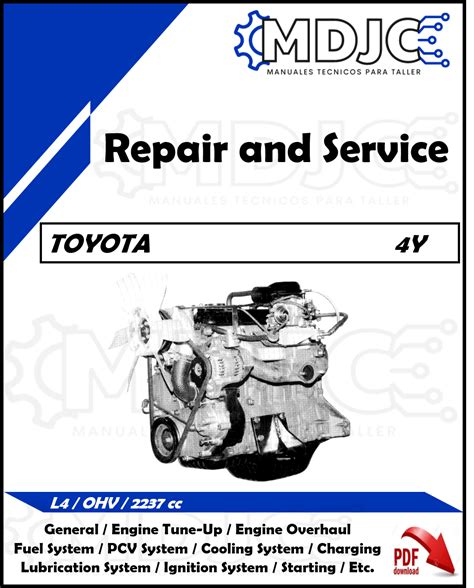 Manual De Taller Reparaci N Y Servicio Toyota Y Mdjc Manuales De