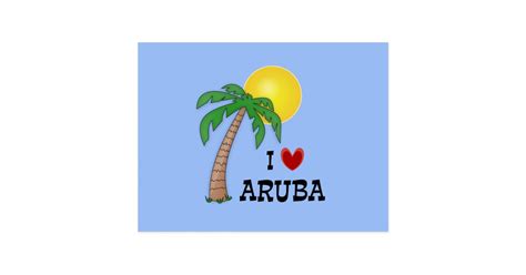 I Love Aruba Postcard | Zazzle.com