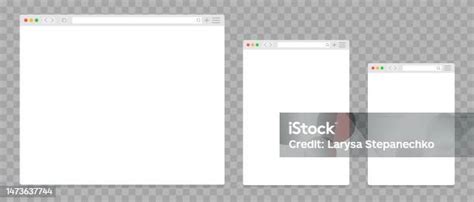 투명한 배경에 있는 웹 브라우저 창 템플릿입니다 샘플 모형 벡터 0명에 대한 스톡 벡터 아트 및 기타 이미지 0명