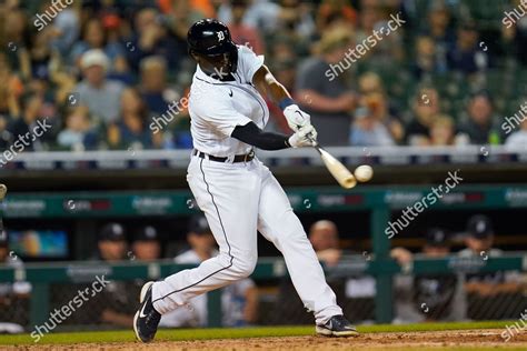 Detroit Tigers Daz Cameron Hits Onerun Editorial Stock Photo - Stock ...