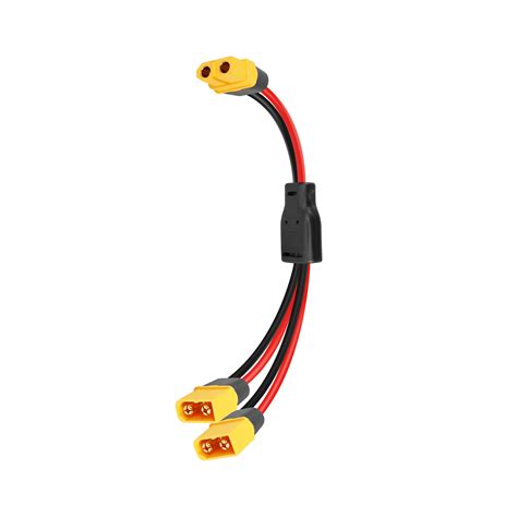 Gintooyun Xt60 Y Splitter Extension Cable 12 Awg Xt60 Female To Dual Male Connector