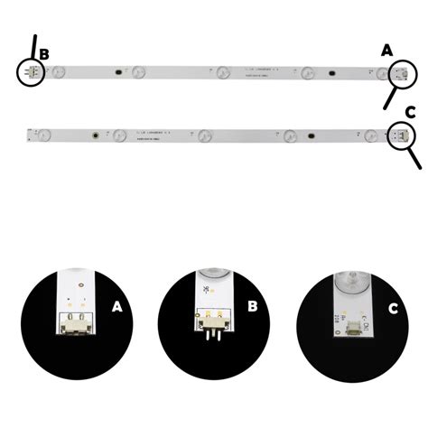 Só Tudo KIT BARRAMENTO DE LED PARA TV PHILCO PH42B51