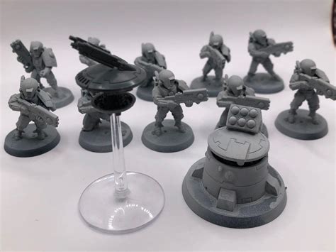 Warhammer K Dmz Tau Empire Breacher Team And Drones Sss