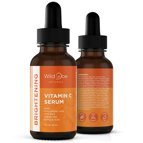 wild doe naturals vitamin  serum  hyaluronic acid hydrating fi