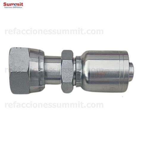 Conector Recto Rosca ORFS Cara Plana Seal Lok Hembra 3 4 Manguera 5