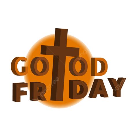 Good Friday Vector PNG Images Good Friday Cross With Sun Vector