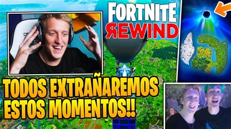 TFUE REACCIONA A FORTNITE REWIND DESPUES DEL EVENTO DEL FINAL DE