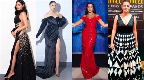 DIA MIRZA ESHA GUPTA NORA FATEHI AND RAKUL PREET DAZZLES IN NEXA IIFA