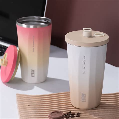 Jual Tyeso Tumbler Kopi Cup Hot And Cold Vacuum Insulated Ml