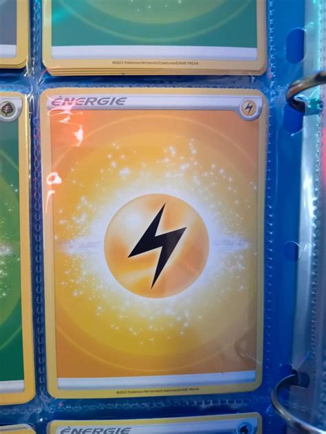 Carte Pokémon énergie électrique 2022 Pokémon Beebs