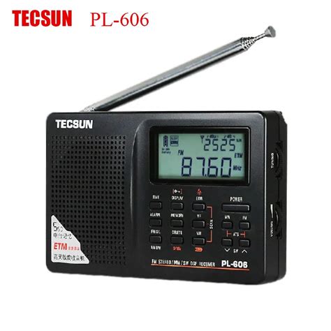 Original TECSUN PL 606 DSP Radio FM Stereo MW SW LW Radio Receiver