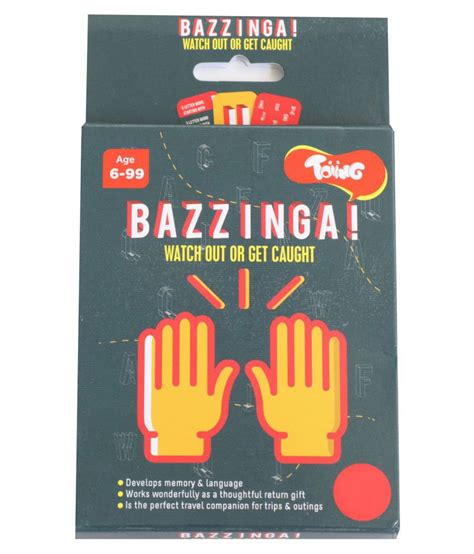 Toiing Bazzinga Educational Card Games For Kids In Travel Friendly