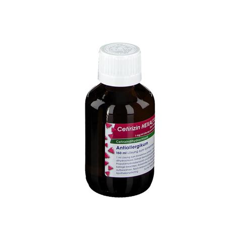 Cetirizin HEXAL Saft Bei Allergien 1 Mg Ml 150 Ml Shop Apotheke