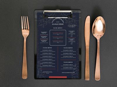 Minimalist Restaurant Menu Design Template by Anuj Kumar on Dribbble