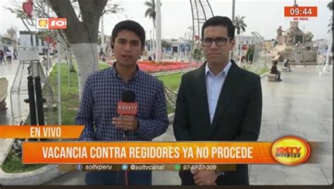 Trujillo Alcalde Suspendido Y Regidores A Salvo Tras Fallo Del Jne Soltv Peru