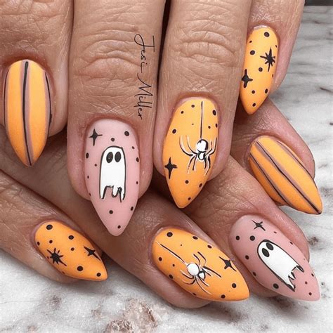 20 Ghouling Ghost Nail Designs You Want For This Halloween Social