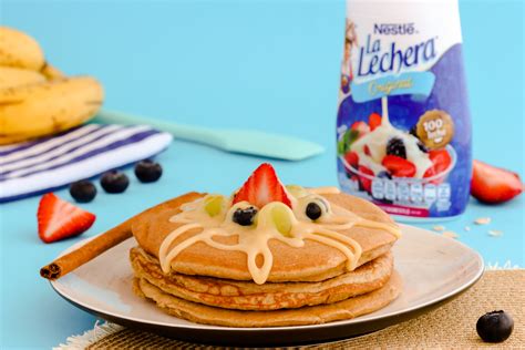 Panqueques de avena y banana livianos Recetas Nestlé