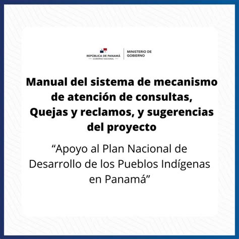 Manual del sistema de mecanismo de atención de consultas Quejas y