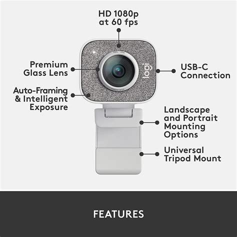 Logi StreamCam C980GR FullHD 1080P 60FPS Blog Knak Jp