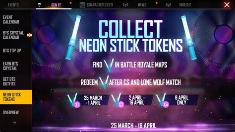 How To Get BTS Crystal To Unlock Rare Free Fire MAX Items This Week