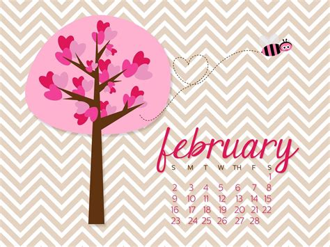 Rustic February Desktop Wallpaper