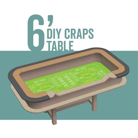 DIY 6' Craps Table Plans - Etsy