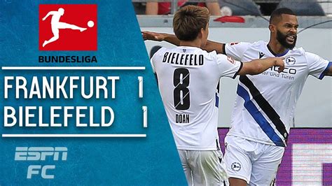 Arminia Bielefeld Return With A Draw Vs Eintracht Frankfurt Espn