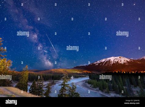 Jasper National Park Dark Sky Canadian Rockies Summer Night Stunning