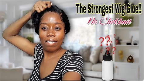 The Strongest Lace Wig Glue Real Water Proof Glue No Clickbait Glue Reveal In The Video