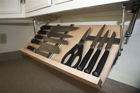 Under Cabinet Magnetic Knife Rack