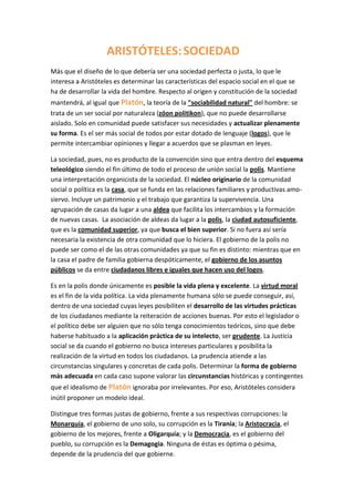 Aristóteles sociedad PDF