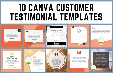 10 Canva Testimonial Templates - KindaWonderful