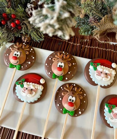 Pin By Detalleslosangeles On Galletas In Christmas Chocolate