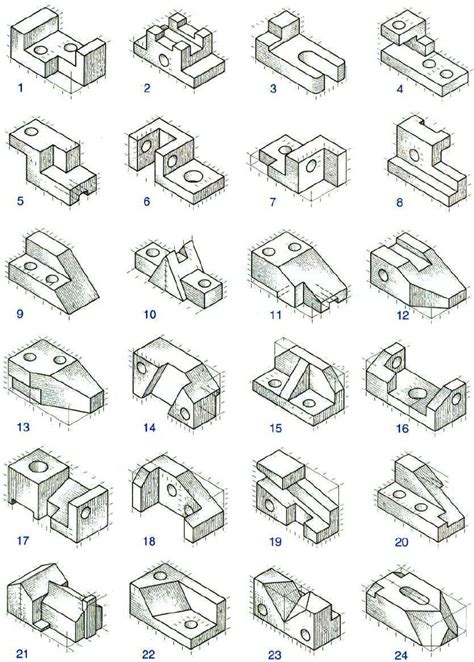 Typical Orthographic Projections | Download Scientific Diagram