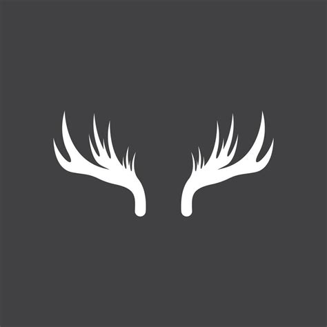 Deer Antlers Logo Template Illustration Design 25909707 Vector Art At