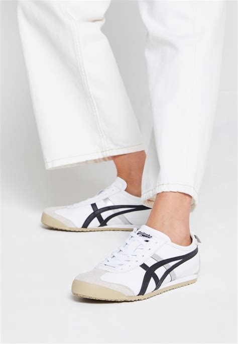 Onitsuka Tiger Mexico 66 Sneaker Low Weißschwarzweiß Zalandode