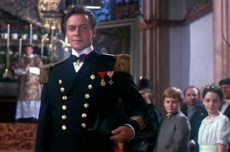 Christopher Plummer as the Captain Von Trapp in The Sound of Music ...