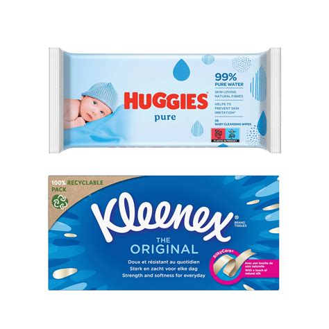 Huggies Pure Chusteczki Higieniczne KLEENEX Original 70 Szt Huggies