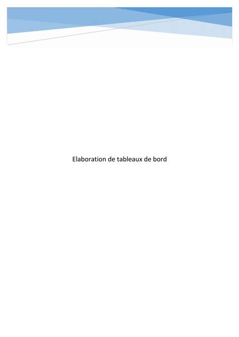 Pdf Laboration Tableau De Bord Dokumen Tips