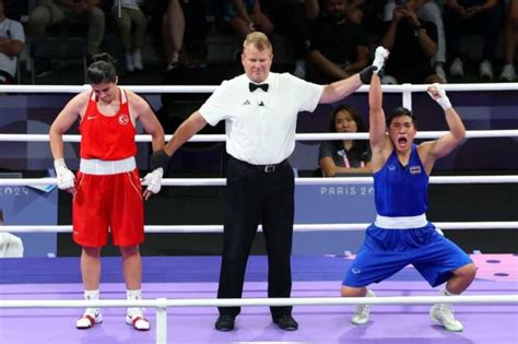 Thai Female Boxer Janjaem Moves On To Semi Finals At Paris Olympics