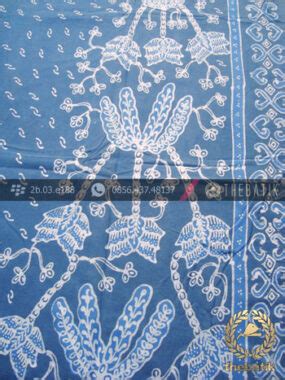 Jual Bahan Kain Baju Batik Warna Alam Indigo Sekar Banyu THEBATIK