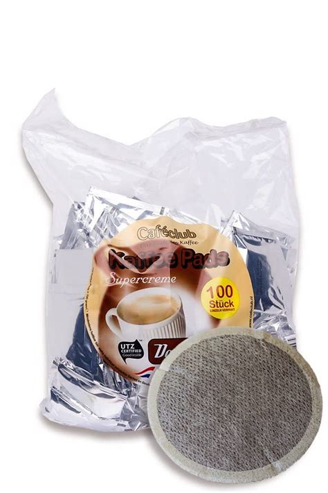 Cafeclub Supercreme Megabeutel Kaffeepads Dark 100 Stück Amazon de