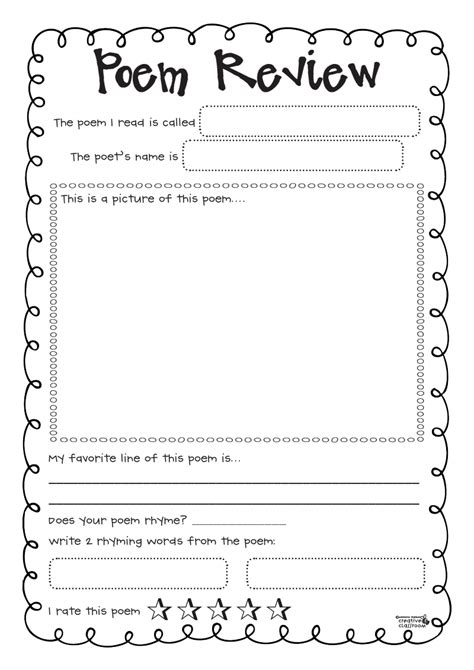 Poetry Analysis Worksheet 5th Grade Workssheet List