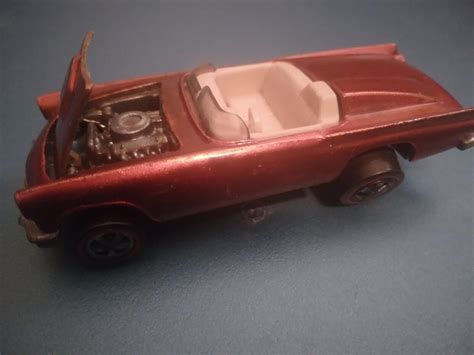 Hot Wheels Redline Classic 57 T Bird Orange—near Mint Super Nice